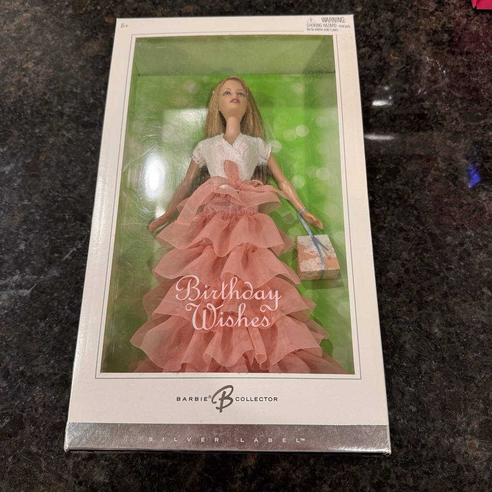 Birthday Wishes Barbie Doll Silver Label 2004 Mattel #G8059 Collector Edition